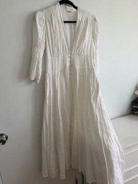 Cult Gaia Willow Linen Maxi dress